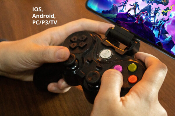 Controle Gamepad Bluetooth Celular Android iOS Kapbom