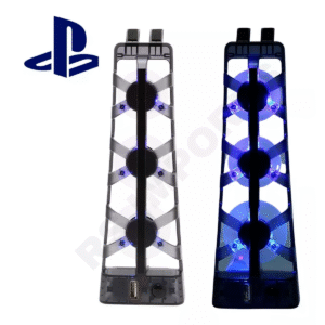 Ventilador Cooler Led PS5 Dobe Resfriamento 3 Ventoinhas