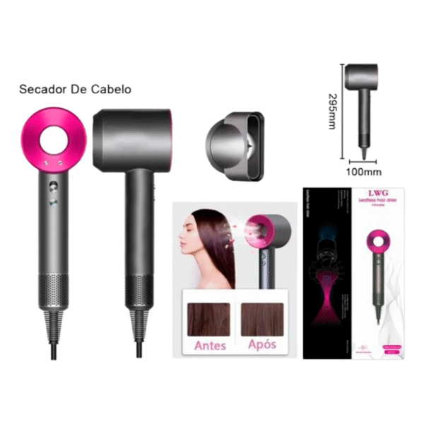 Secador de Cabelo Profissional Supersonic Sokany 1,6 kW