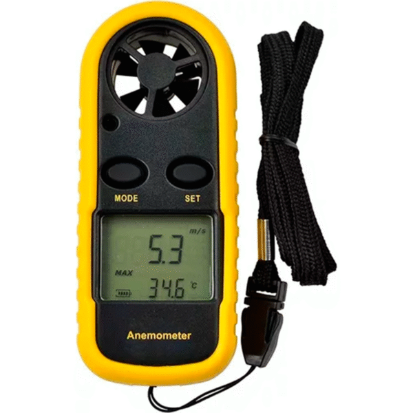 Anemômetro Proster GM816A Medidor de Vento e Temperatura