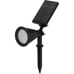 Luminária Solar Espeto 3W LED RGB Jardim Colorido