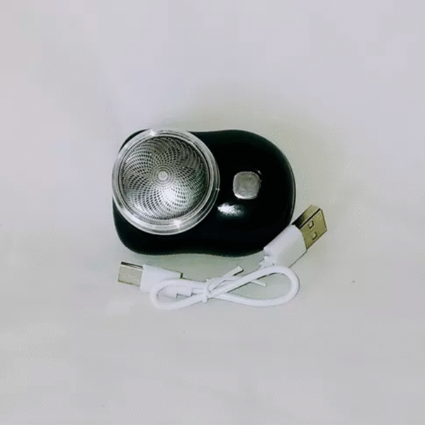 Barbeador Elétrico Portátil Dourado 4 Pentes Recarregável