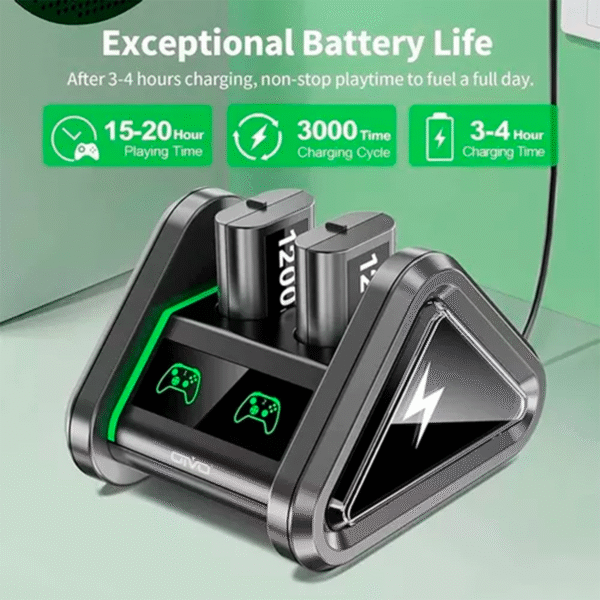 Bateria Recarregável Xbox Series + Estação de Carregamento
