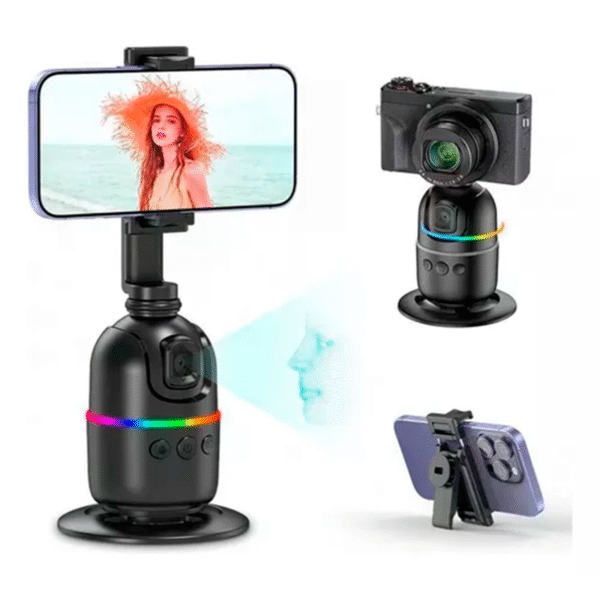 Gimbal Estabilizador Celular 360° com Rastreamento Facial