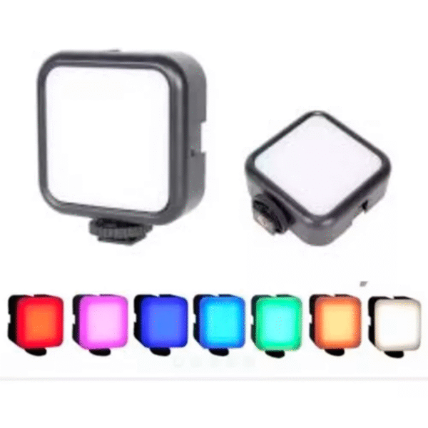 Luz LED RGB Profissional com Suporte para Celular/Notebook