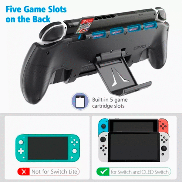 Suporte de Mão OIVO Pro Grip para Nintendo Switch/OLED