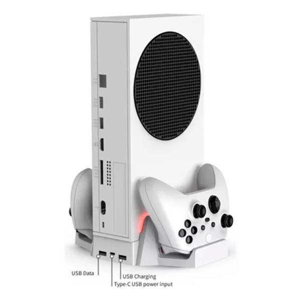 Base Cooler Xbox Series S com Carregador Duplo 800mAh