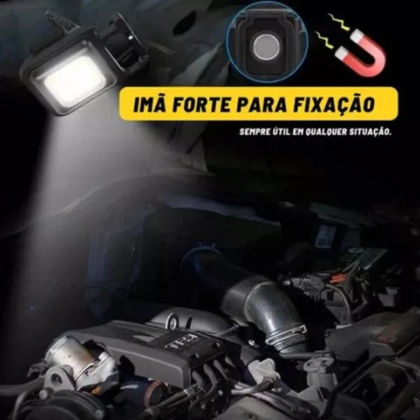 Mini Lanterna Portátil com Chaveiro E Abridor De Garrafa