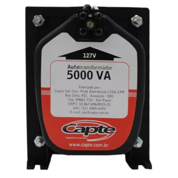 Auto Transformador 5000VA 3500W Borne 110V/220V Tripolar