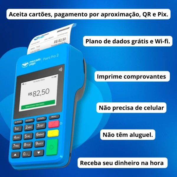 Maquininha Cartão Point Pro 2 Mercado Pago
