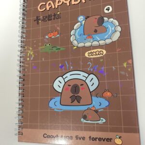 Caderno Capivara 32 Folhas Capa que Brilha