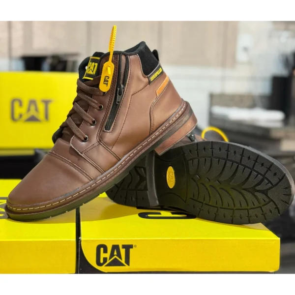 Bota Masculina Caterpillar Com Zíper