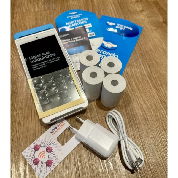 Máquina De Cartão Point Smart 4g Wifi Mercado Pago