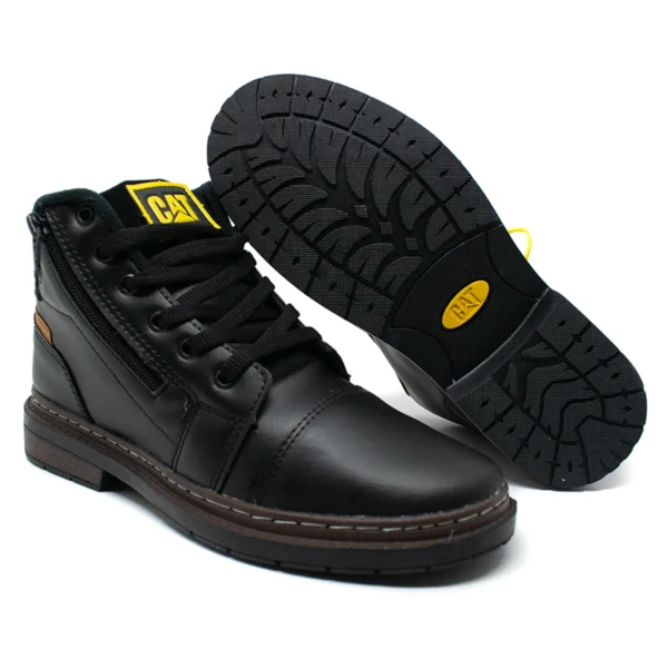 Bota Masculina Caterpillar Com Zíper