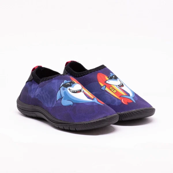 Kit Menino Sapatilha Infantil Aquática Hibrida + Chinelo Infantil Heróis