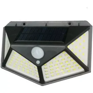 Luminária Solar com 100 LEDs e Sensor de Presença