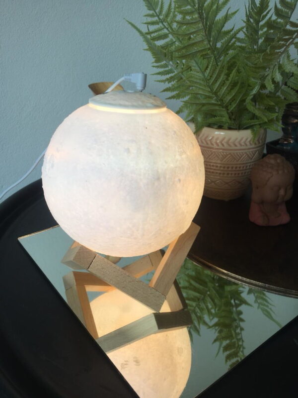 Umidificador de Ar Lua 3D LED Aromaterapia 800ml
